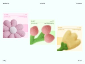 Fluffy Flowers – 50 Soft 3D PNG Elements Pack