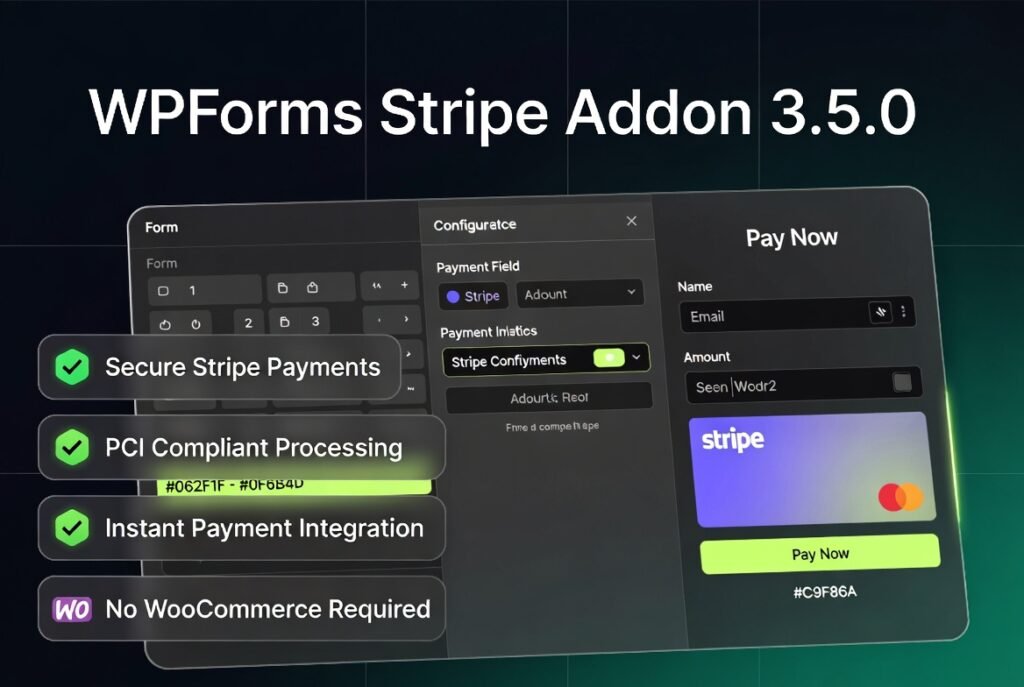 WPForms Stripe Addon 3.5.0 – WordPress Stripe Payment Integration for Forms