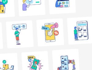 eCommerce Illustration Kit