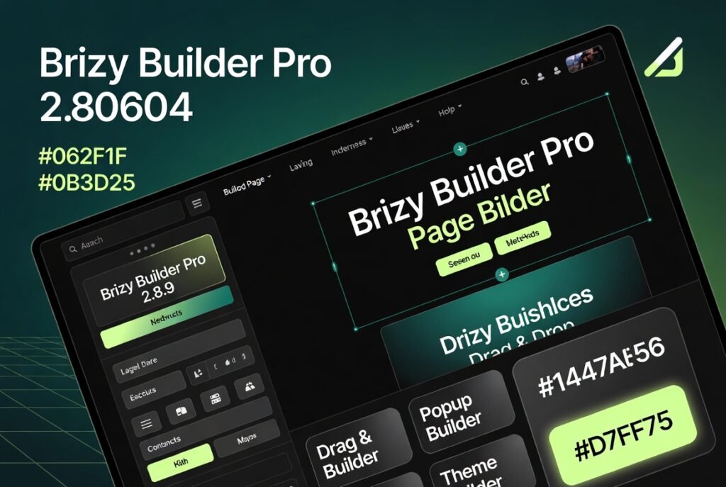 Brizy Builder Pro WP Page Builder 2.8.9 – Drag & Drop Website Builder for WordPress