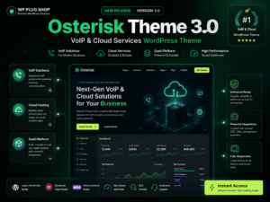 Osterisk Theme 3.0 – VoIP & Cloud Services WordPress Theme for Telecom, SaaS & IT Companies