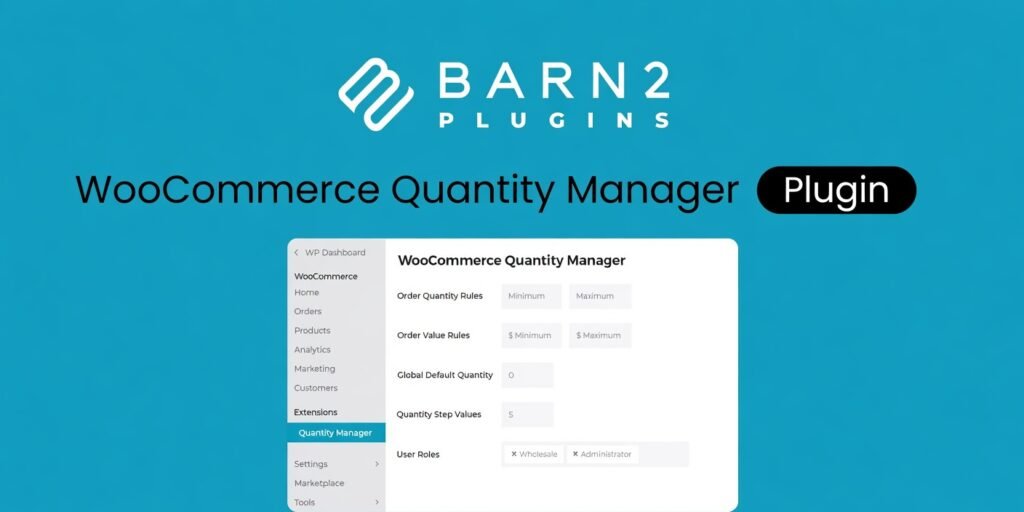 WooCommerce Quantity Manager Barn2 Media 2.4.3 – Min/Max & Bulk Order Rules Plugin