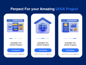 Website 3D Icons Pack – Premium UI Elements