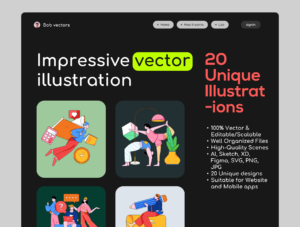 line illustration component library