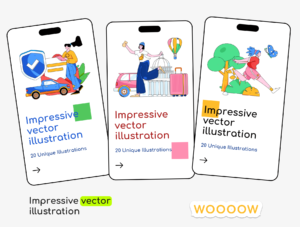 line illustration component library