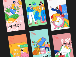 line illustration component library