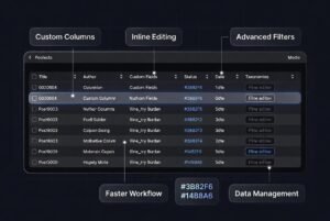 Admin Columns Pro – WordPress Admin Column Manager & Inline Editing Plugin