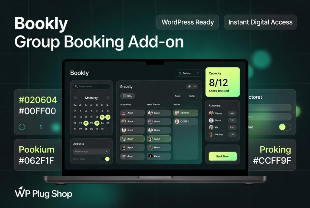 Bookly Group Booking Add-on – Multi-Seat Appointment & Class Booking System for WordPress