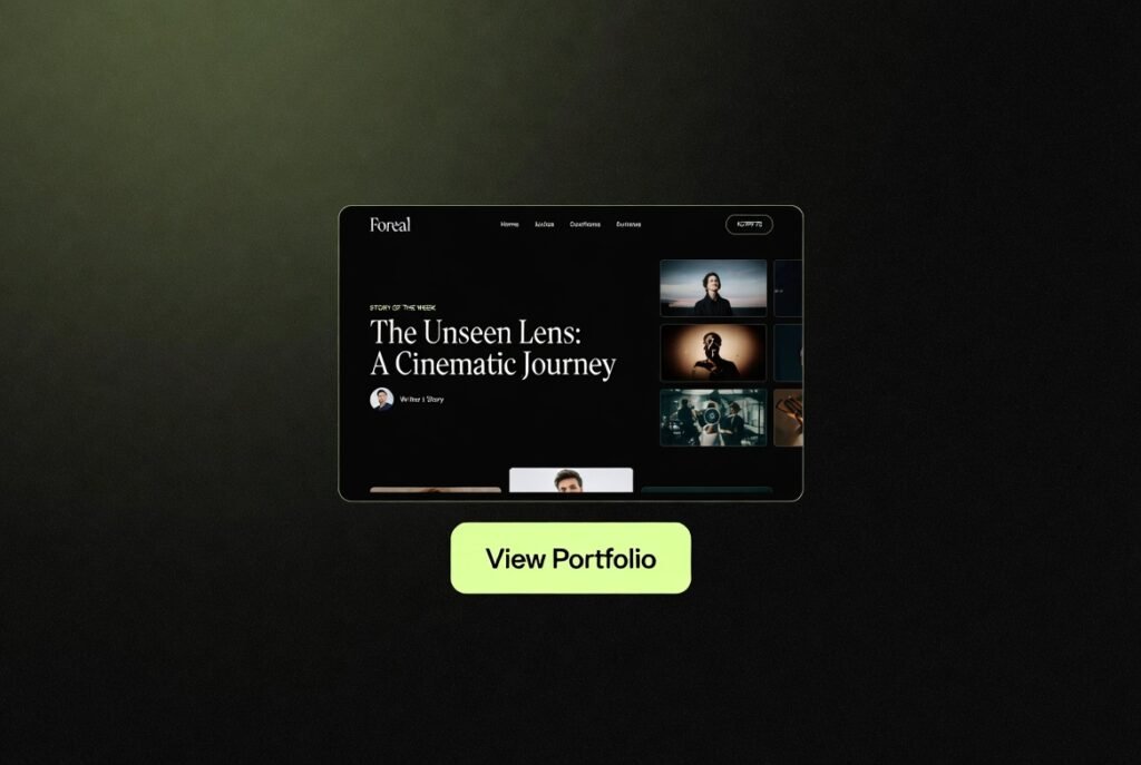 Foreal – Minimal Cinematic WordPress Portfolio Theme for Writers, Directors & Creative Storytellers v3.1