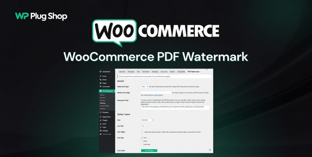 WooCommerce PDF Watermark 2.0.0 – PDF Protection Plugin