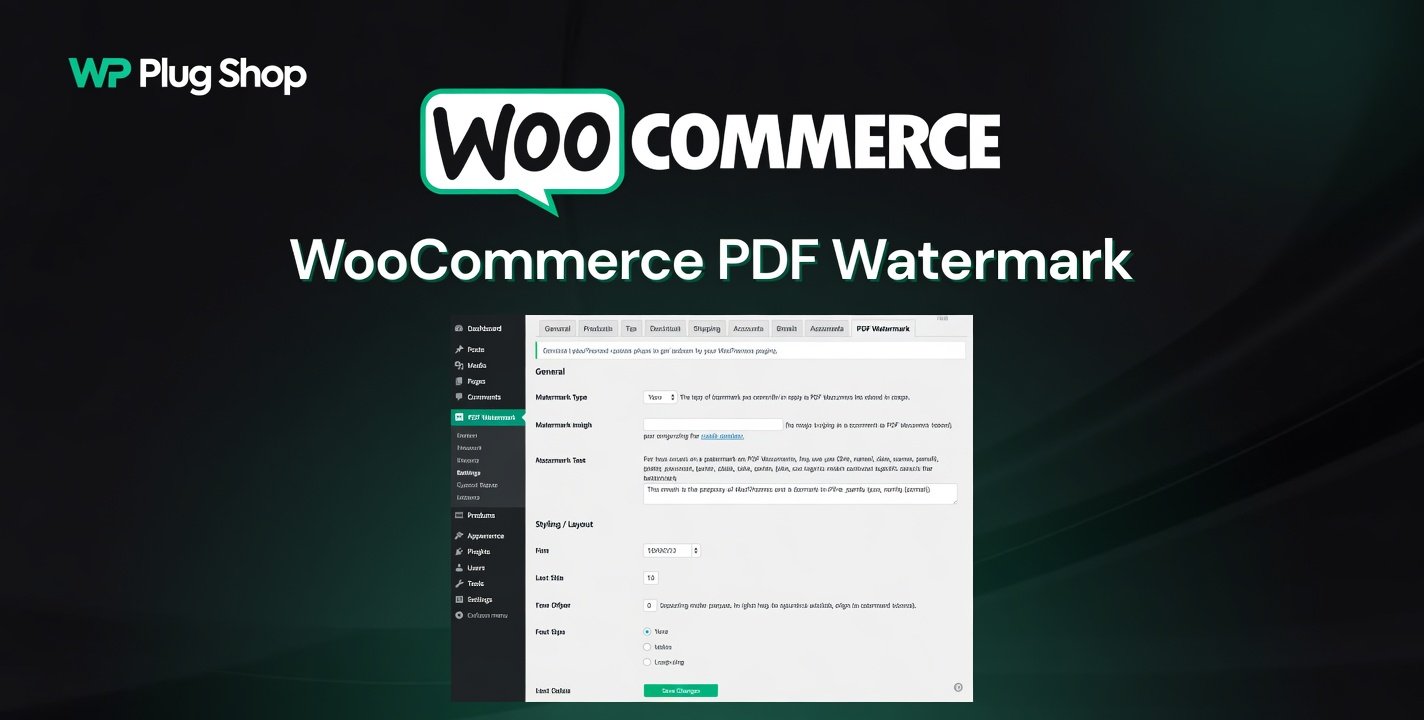 WooCommerce PDF Watermark 2.0.0 – PDF Protection Plugin