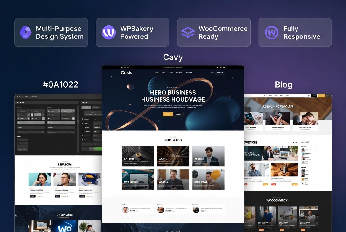 rRsal Cesis Multi-Purpose WordPress Theme 1.8.72 – Responsive Business, Agency & WooCommerce Website Builder