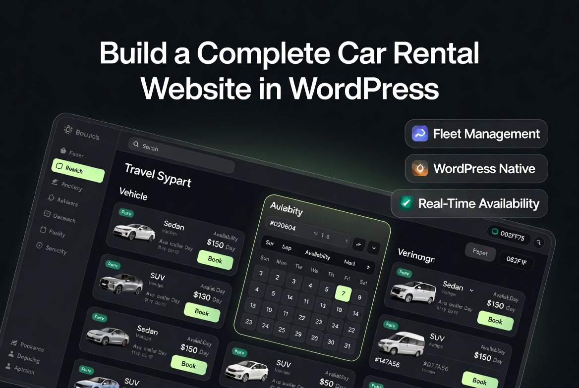 reKug Car Rental System 5.0.7 – Native WordPress Car Rental Booking & Fleet Management Plugin