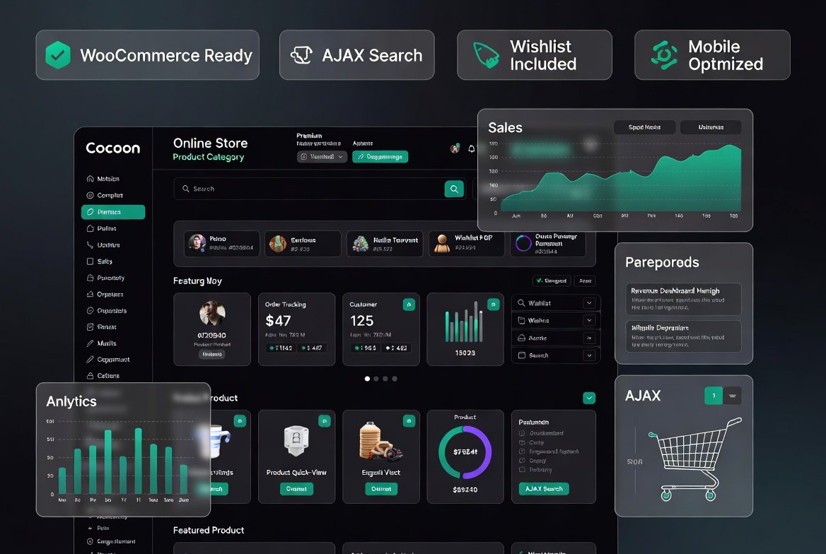 sc5Ta Cocoon Modern WooCommerce WordPress Theme 1.3.9 – Responsive Online Store & eCommerce Website Builder