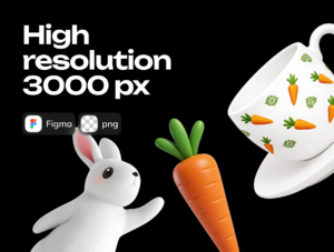 Easter 3D Icons & Illustrations – Premium Holiday Assets