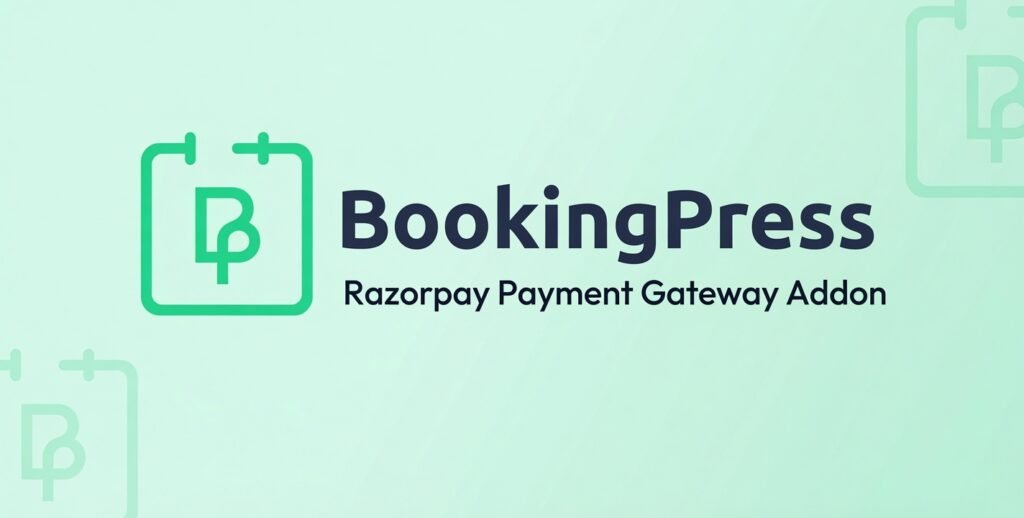 BookingPress Razorpay Payment Gateway Addon – Accept UPI & Online Booking Payments