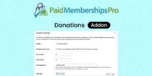 Paid Memberships Pro Donations Addon 2.3 – Membership Donation & Checkout Revenue Booster