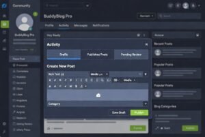BuddyBlog Pro – Front-End User Posting Plugin for BuddyPress & BuddyBoss Communities