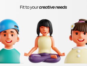 Happy Spring 3D Icon Set – Premium Seasonal Assets