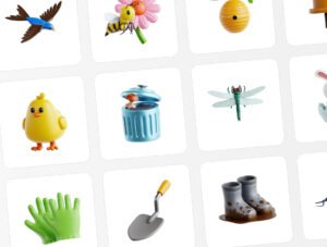 Happy Spring 3D Icon Set – Premium Seasonal Assets