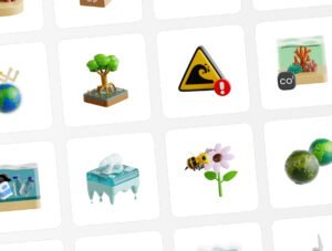 Save Earth 3D Icon Set – Premium Eco Assets
