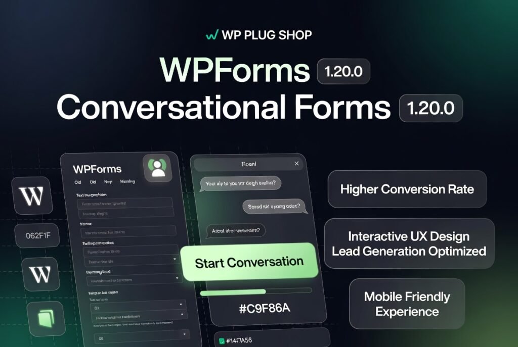 WPForms Conversational Forms 1.20.0 – Chat Style WordPress Form Builder for Higher Conversions