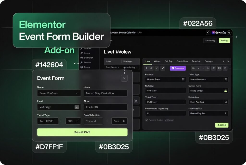 Modern Events Calendar Elementor Form Builder 1.7.0 – Event Registration & Booking Forms Addon