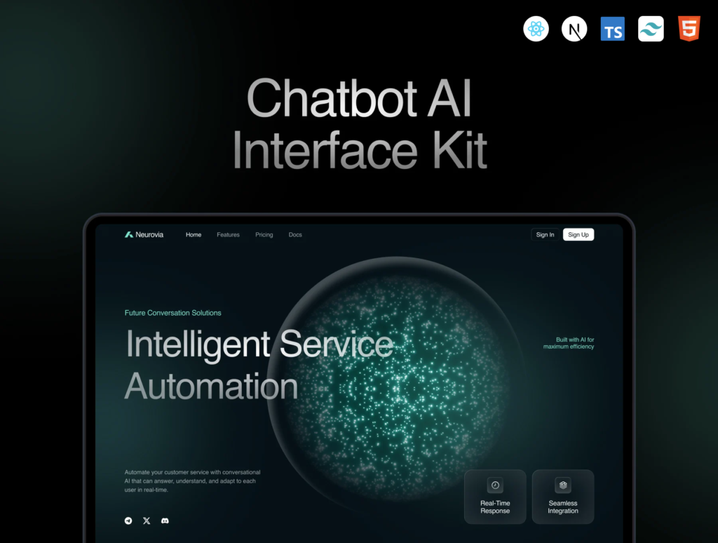 Neurovia Chatbot AI Website Coded