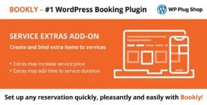 Bookly Service Extras Addon 6.3 – Appointment Booking Extra Services & Upsell Plugin