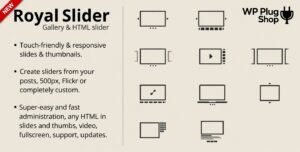 RoyalSlider Plugin 3.4.3 – Touch Content Slider for WordPress