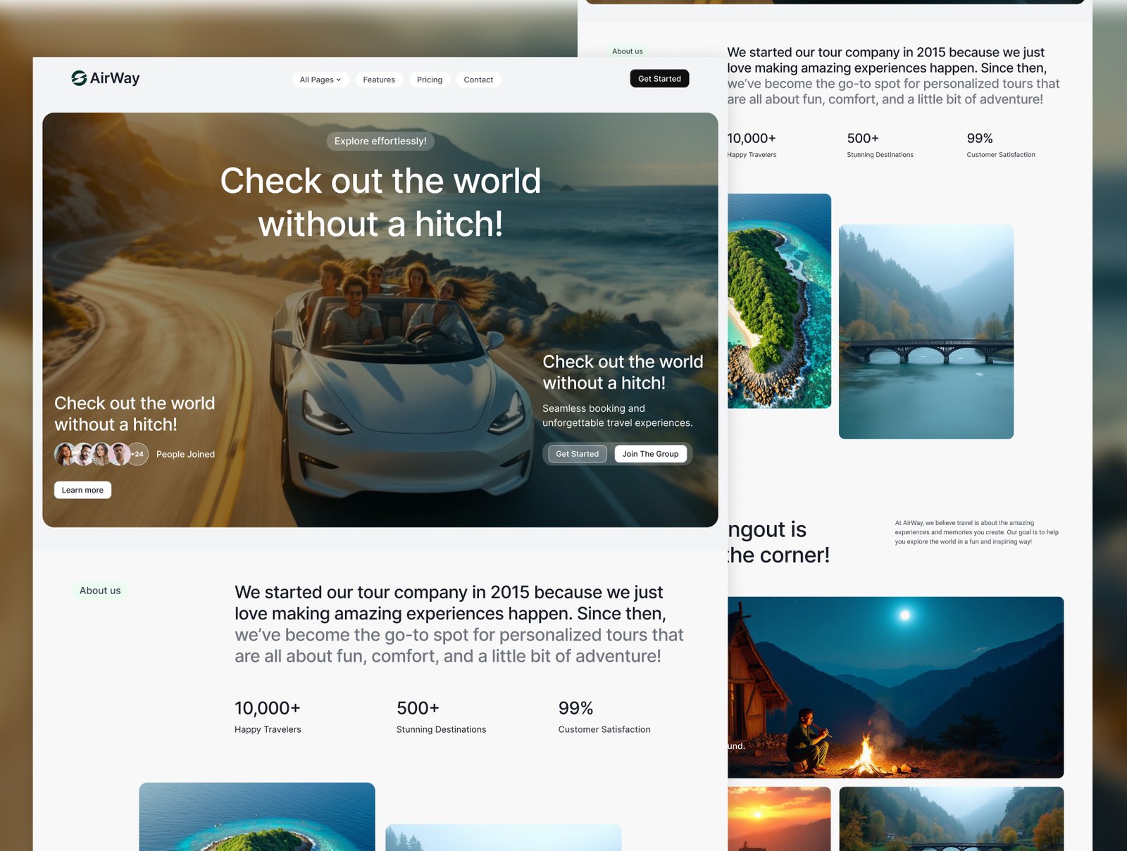 AirWay Travel Agency Webflow Template