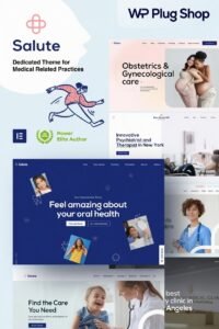 Salute Theme 75 – Medical WordPress Theme for Doctors, Clinics & Hospitals