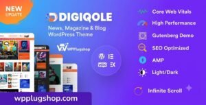 DigiQole – Professional News Magazine WordPress Theme
