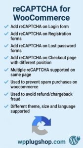 reCAPTCHA for WooCommerce – Advanced Spam & Bot Protection
