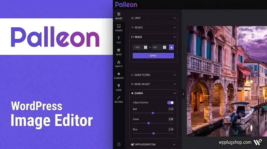 Final recommended product titlePalleon – Professional WordPress Image Editor Plugin