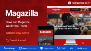 Magazilla – Professional News Magazine WordPress Theme