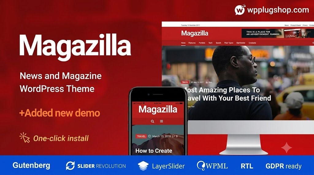 Magazilla – Professional News Magazine WordPress Theme