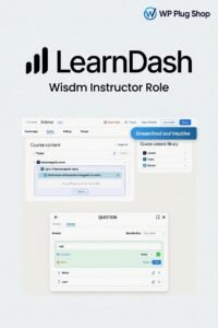 WISDM Instructor Role for LearnDash 5.10.2 – Multi Instructor LMS Management Plugin