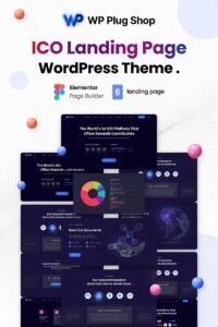 Cryptlight Theme 1.2.3 – ICO NFT Landing Page WordPress Theme