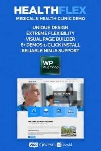 HEALTHFLEX Theme – Doctor Medical Clinic & Health WordPress Theme 2.7.5 – Healthcare & WooCommerce Theme