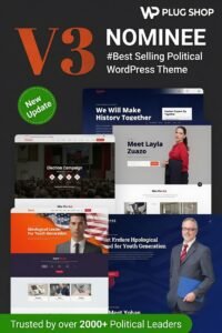 Nominee Theme 3.8 – Political Campaign WordPress Theme for Candidates