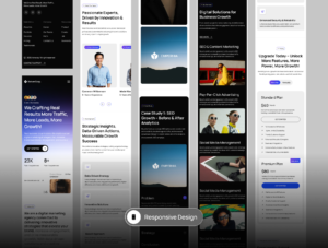 Modern Agency Website Template for WordPress & Elementor