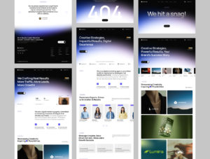 Modern Agency Website Template for WordPress & Elementor