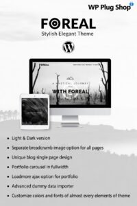 Foreal Theme – Director & Writer Creative Portfolio WordPress Theme