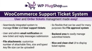 WooCommerce Support Ticket System – Professional Help Desk Addon