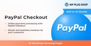 Bookly PayPal Checkout Addon for WordPress Appointment Booking Payments