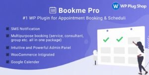 Bookme Pro 4.9 – WordPress Appointment Booking & Scheduling Plugin