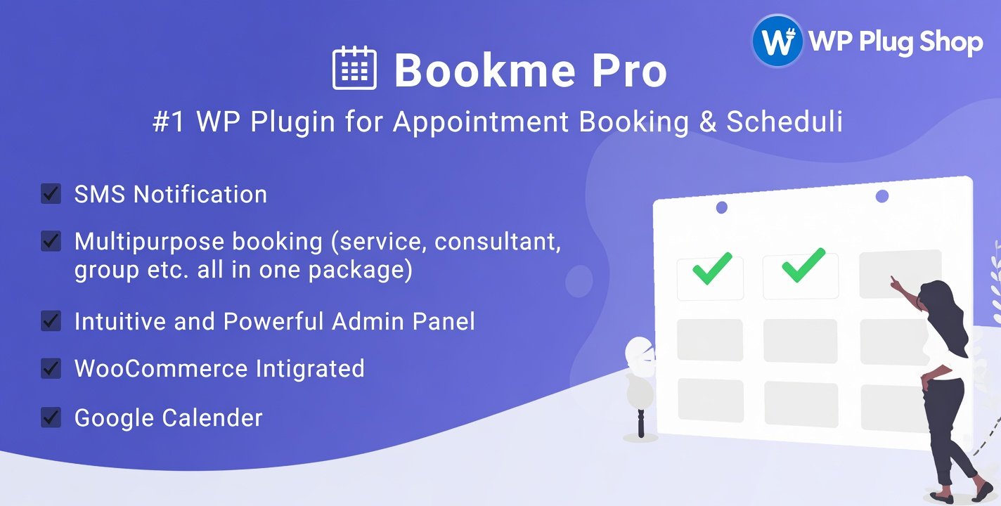 Bq6dH Bookme Pro 4.9 – WordPress Appointment Booking & Scheduling Plugin