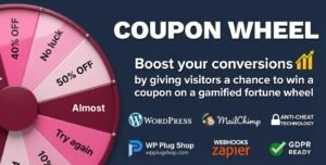 Coupon Wheel For WooCommerce – Spin Wheel Coupon Marketing Plugin