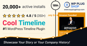 Cool Timeline Pro – Horizontal & Vertical Timeline Plugin for WordPress